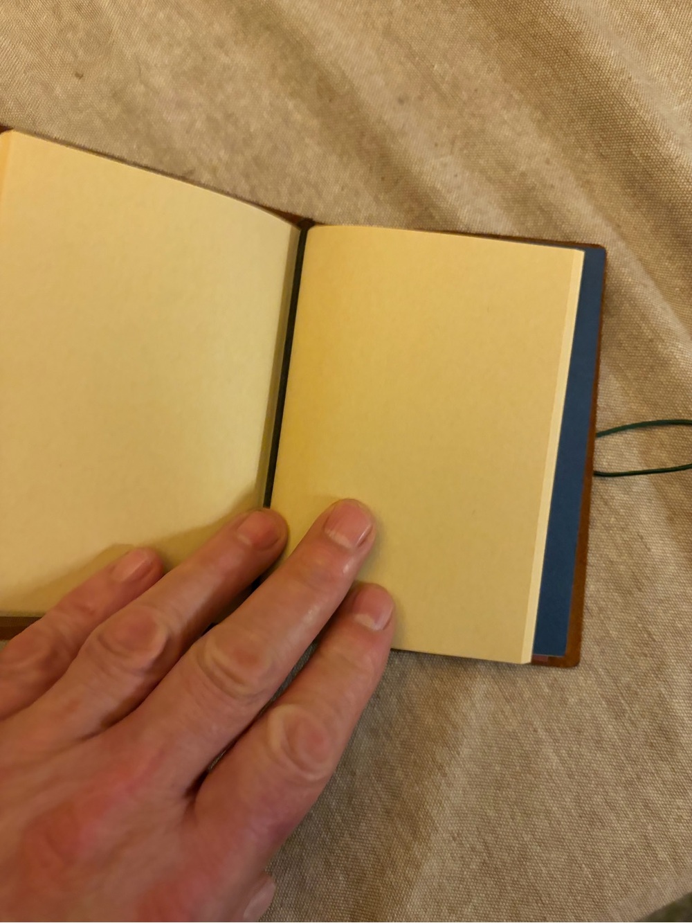 Traveler's Notebook Leather Cover in Brown - Picture 5 of 6